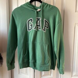 GAP Teal Green Pullover Hoodie with Drawstring